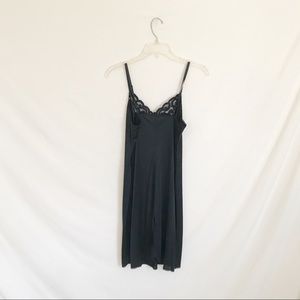 Dresses - Lace and Nylon Slip Dress Dresses - Lace and Nylon Slip Dress